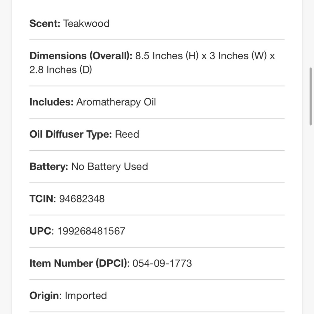 NWT Threshold Blue Reed Diffuser - Picture 5 of 7